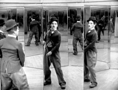 imagem refletindo