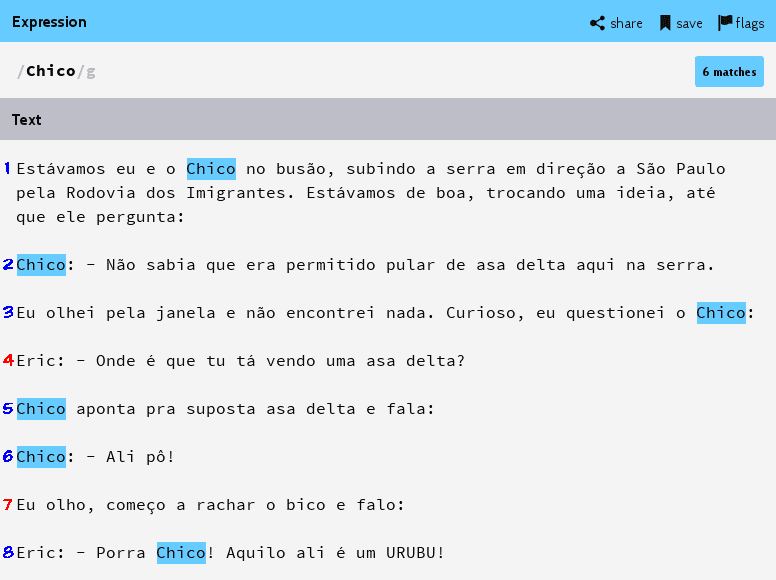 imagem ilustrando matching com "Chico"